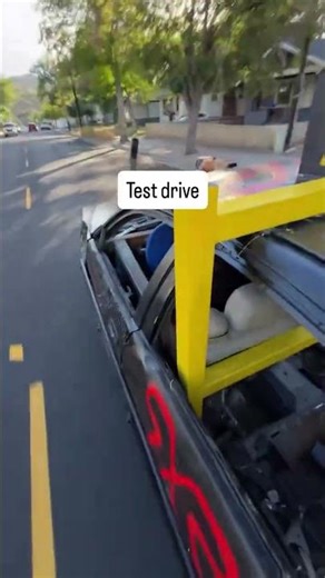 Taking the demolition Derby Car for a test drive