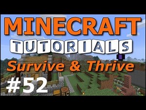 Minecraft Tutorials - E52 Jukebox and Music Discs (Survive and Thrive II)