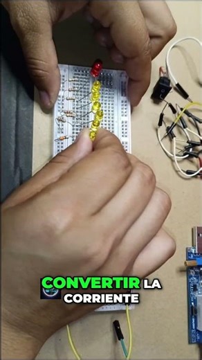 LED lit with different types of connections. #fyp #engineering #tutorial #viralvideo #diy