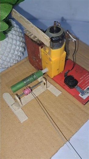 Electric Spring Making Machine • Dc Motor #tech #science #springmachine #shorts