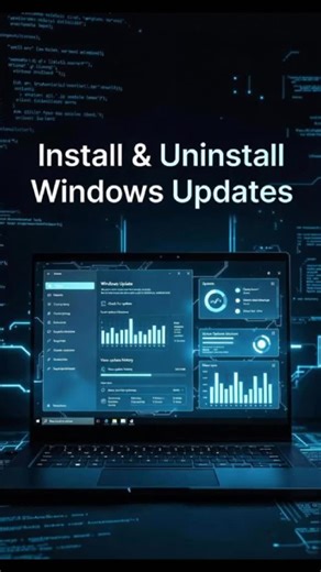 TechyRK on Instagram: "How to Install & Uninstall Windows Updates | Fix Update Problems Easily #WindowsUpdate #Windows10 #Windows11 #TechTips #WindowsFix UpdateError PCFix ComputerTips MicrosoftWindows TechyRK"