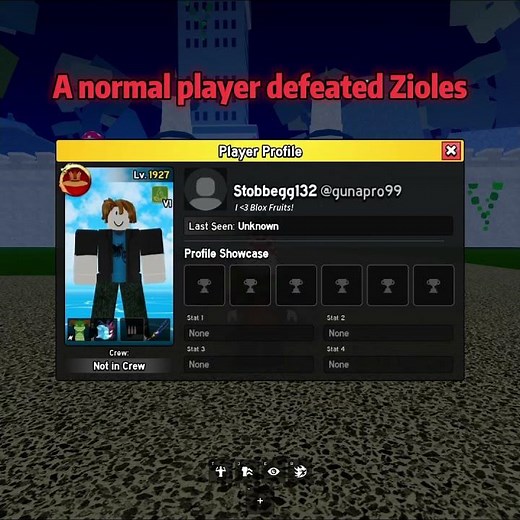 Gunapro99 defeated Zioles💀 #roblox #bloxfurit #bloxfruits