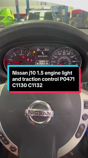 Nissan Qashqai J10 Engine Light and Traction Control Fix