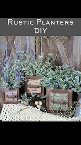 I am in LOVE 💕 with how rustic & cute these little decorative Spring DIY ‘Rustic Planter Boxes’ turned out!! With Spring just around the corner, I couldn’t resist making these to add to my home decor!! So… be sure to check out the DIY video tutorial on how you can make your very own ‘Rustic Planter Boxes’, and I have put the link below in the comments ⬇️ so you can grab a kit!! 🌸 A big thank you to everyone that has already purchased a kit and to those that will be!! 🙏 Happy Crafting y’all! �