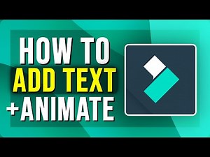 How To Add & Animate Text in Wondershare Filmora | Create Custom Titles | 2025