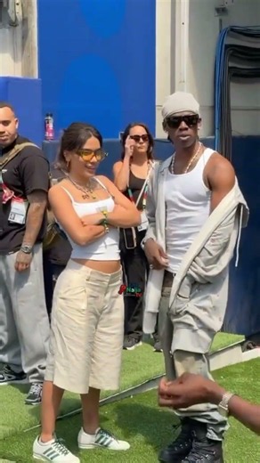 Rema & Anitta Are READY for the FIFA World Cup! 🌍⚽ Soundcheck Goes Viral 😱#shorts #rema #anitta
