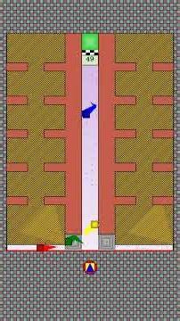 Insane Square Race: Tight Squeeze to Win! 🟦🟥🟨🟩 #shorts