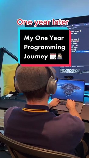 One year as a programmer 👨🏻‍💻 #programming #programmer #career #PepsiApplePieChallenge #softwareengineer