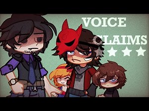 ⭐️Afton family VOICE CLAIMS⭐️ (+facts)//FNaF//New Years special ?