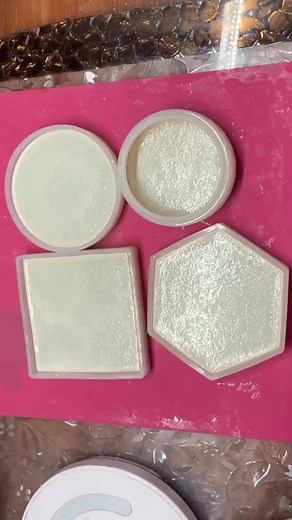 1.1K views | ✨ Embrace the charm of DEMOLD's cement coasters!  ⁠ ...