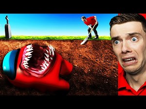 Digging IMPOSTOR GRAVE In GTA 5 (Among Us)