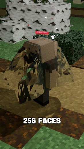 Notch 3D Cloth Simulation #minecraft #3danimation