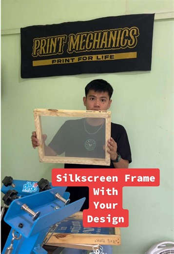 Customizable Silkscreen Frames for T-Shirt Printing