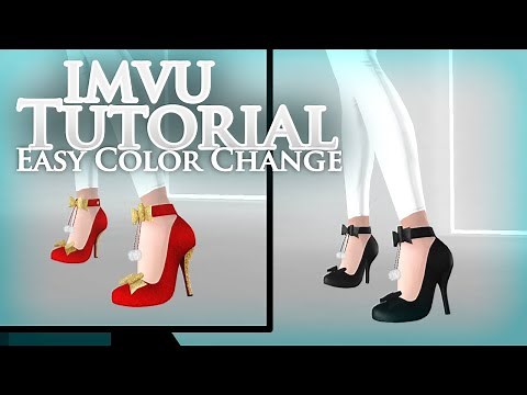 IMVU Studio Tutorial - How to quickly change the color of products