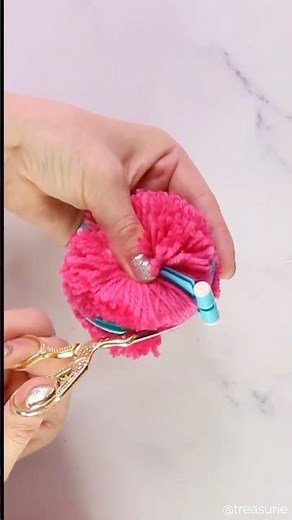 How to Use a Pom Pom Maker 🧶✨ (Step-by-Step!) #crochet #yarn #knitting
