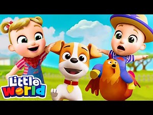 Bingo The Dog | Farm Animals Song | Kids Songs & Nursery Rhymes by Little World