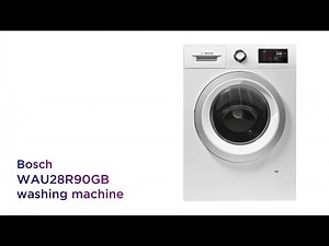 Bosch Serie 6 WAU28R90GB 9 kg 1400 Spin Washing Machine - White | Product Overview | Currys PC World