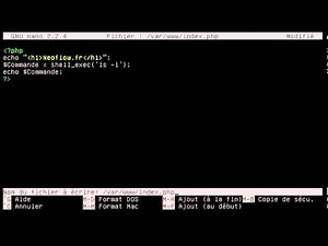 Utilisation de la fonction shell_exec en PHP