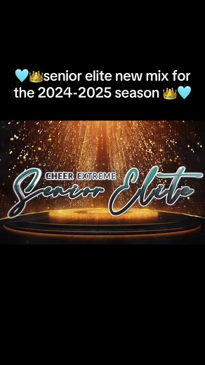 cheer extreme senior elites new music 🩵👑 / #cheer #fyp #viral #allstarcheer #cheerextreme #cheerextremeseniorelite #cheerextremekernersville #viralvideo #fypシ