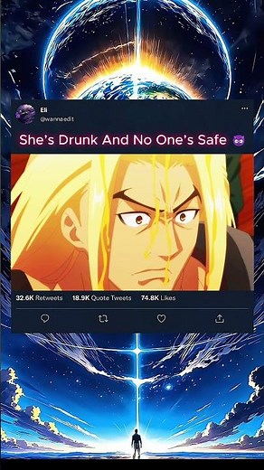 When she’s drunk 😳 #anime #animeshorts