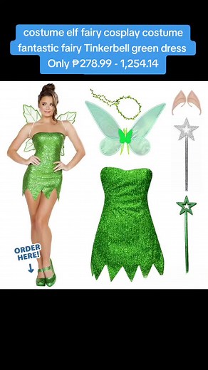 CLICK BUY HERE ✅✅👇👇 costume elf fairy cosplay costume fantastic fairy Tinkerbell green dress Only ₱278.99 - 1,254.14 #tinkerbell #tinkerbellcosplay #costume #tiktokaffiliate #tiktok #tiktokph #TIKTOKSHOP #fy #tiktokfinds #trending #fyyyyyyyyyyyyyyyy