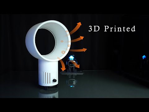 Experience the Magic: 3D Printed Bladeless Fan in Action #3dprinting