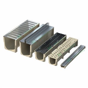 [Hot Item] High Quality U Type Drain Polymer Drainage Channel Rain Water Drainage Ditches