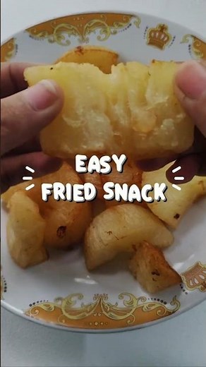 How to Make Crispy Fried Cassava | Simple Snack You’ll Love 🫕