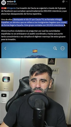 Plan armado de invasión a España en grupos de Facebook organizaron