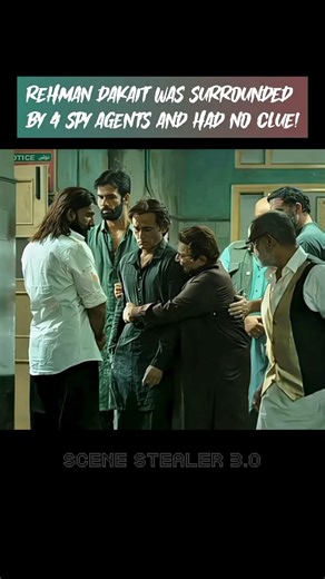 Rehman Dakait Was Surrounded By 4 Spy Agents And Had No Clue!🤣|#bollywood #shorts #viral #dhurandhar