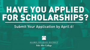 11 reactions | Complete ONE application and be considered for over 40 scholarships for the 2020-2021 academic year. ⌛The priority deadline for the Alamo Colleges Foundation Student Scholarship Application is extended to Monday, April 6. Fill out your application today at alamo.edu/pac/scholarships! Need help? Watch this how-to video.   | Palo Alto College | Facebook