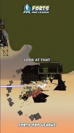 Found the gap. Fired with precision. BRUTAL win! | Forts #gameplay