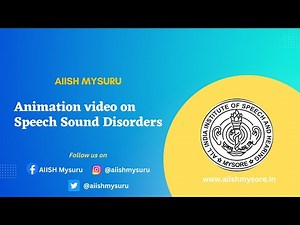 Animation video on Speech Sound Disorders