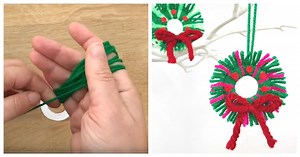 Simple Yarn to MINI WREATH.