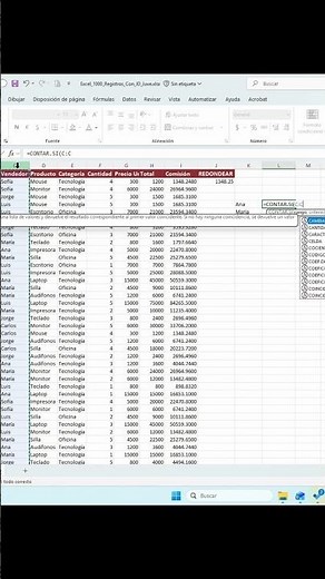 Cómo usar CONTAR.SI en Excel para contar con condición #excel #exceltips #exceltricks