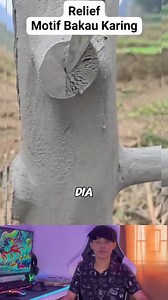 54K views · 131 reactions | cara membuat pagar dari semen motif kayu #tutorial #ide #kreatif #tukang #kuli #bangunan #material #cerdas #fyp #reels #viral | Cecef Pranata | Facebook