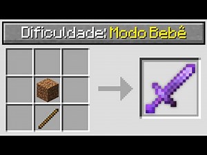 You CAN’T DIE in this BABY MODE in Minecraft... (Beating the game the easiest way)