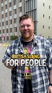 Here are some British slang words that you will hear to talk about people… Comment “Slang guide” if you want my FREE A-to-Z of British Slang guide * Bird is a word used to describe women. It is a bit old fashioned and is considered offensive to some. I wouldn’t suggest using this one, but you will hear it sometimes... If you are new around here, my name is Dan and I am here to help you understand British English and communicate more confidently. 💪🇬🇧 I upload lots of daily content, so follow @