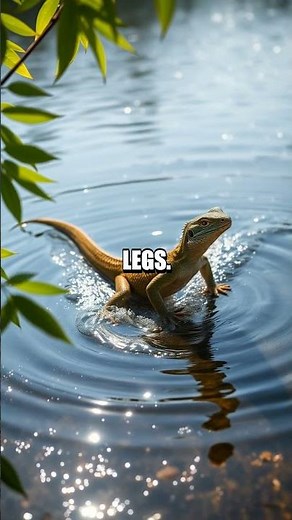 The Amazing Water Walking Skills of the Basilisk Lizard