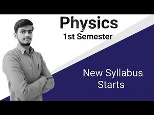 Physics Bsc 1st Semester. New Syllabus. #physicsbsc