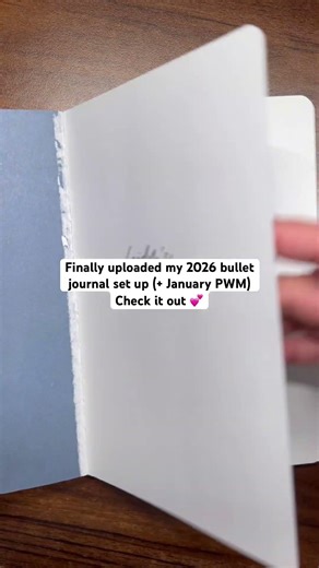 Just uploaded my 2026 bullet journal set up video! It has the January PWM as well. Check it out!! ☺️