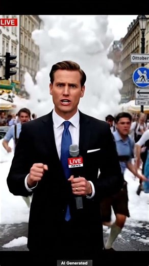 Oktoberfest Prank Turns Into CHAOS – Foam Everywhere! 🌊