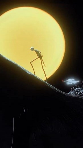 Epic Jack Skellington Moon Scene From Tim Burtons The Nightmare Before Christmas! #jackskellington #TimBurton #thenightmarebeforechristmas | Forever Love Jack Skellington