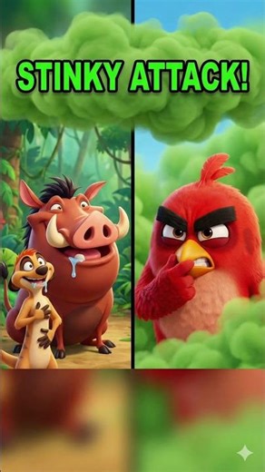 Angry Birds vs Timon & Pumbaa! 🦁🐦 Hakuna Matata Fail 😂