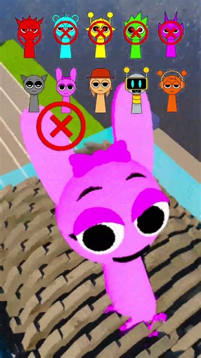 Sprunki vs GIANT Shredder — Falling Test!