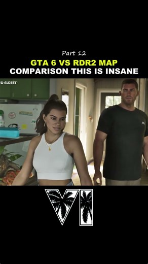 GTA 6 vs RDR2 Map Comparison (Pt. 12)🤯