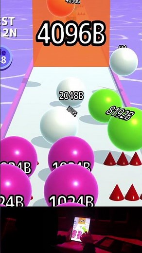 Ball Run 2048 ♾️ INFINITY | High Score Game !!! | Part #390 | EAQ Gaming #games #shortsfeed