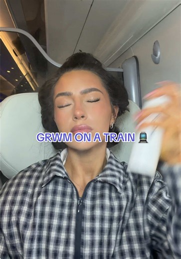 Brow and Lip Makeup on a Train: A New Sport?