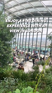 Here’s where you can enjoy fine dining with an incredible view of London✨ Elevate your dining experience to new heights at the Fenchurch Restaurant before exploring the famous Sky Garden and London’s iconic skyline. It’s certainly a spot you need to add to your London bucket list. 📍Fenchurch Restaurant, Sky Garden #LetsDoLondon #VisitLondon | Visit London