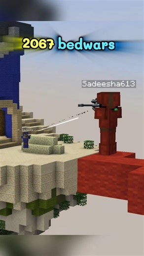 2067 Bedwars be like… Future is INSANE #minecraft